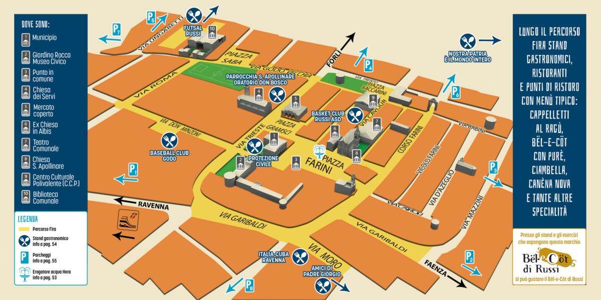 Mappa topografica della Fira